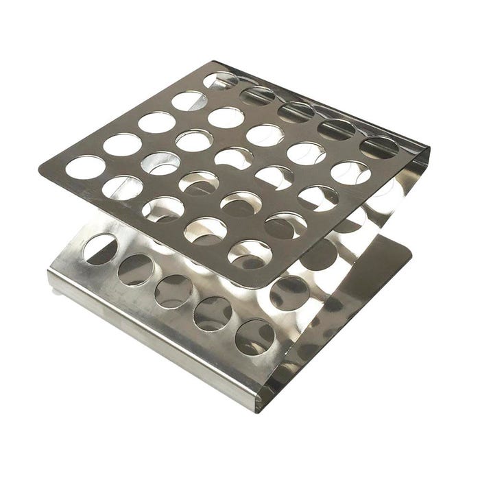 United Scientific Stainless Steel Test Tube Rack