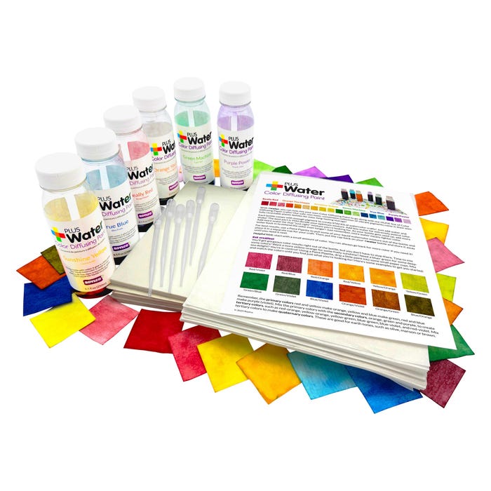 Roylco PlusWater Color Diffusing Value Kit,