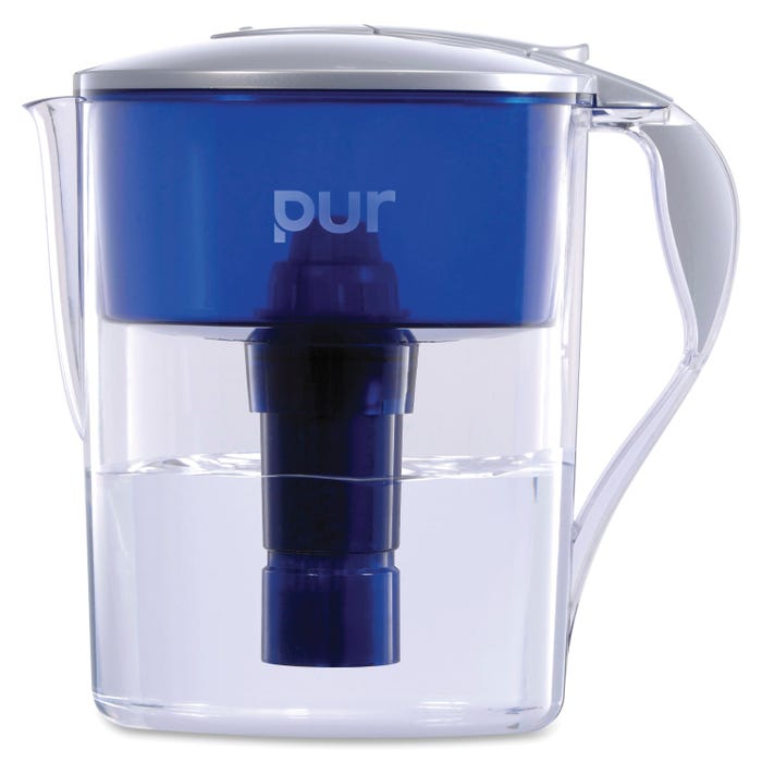 Honeywell Water Filter Pitcher, 1.25 x 10.63 x 6.75 in, 40 Gallon, Blue and Gray