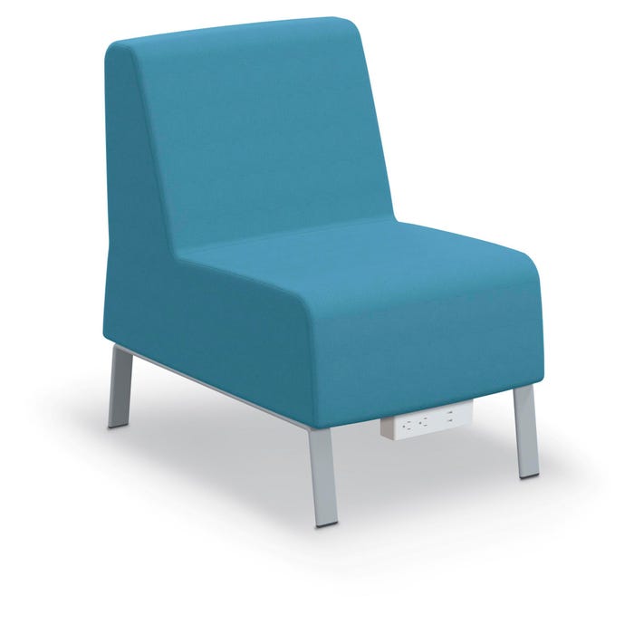 Classroom Select Soft Seating NeoLink Armless Chair, 23 x 32 x 34 Inches
