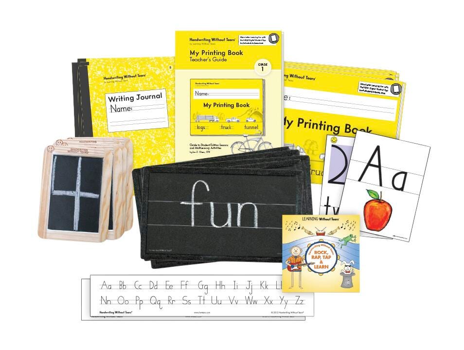 Handwriting Without Tears Printing Kit, Grade 1, Item Number 2106195