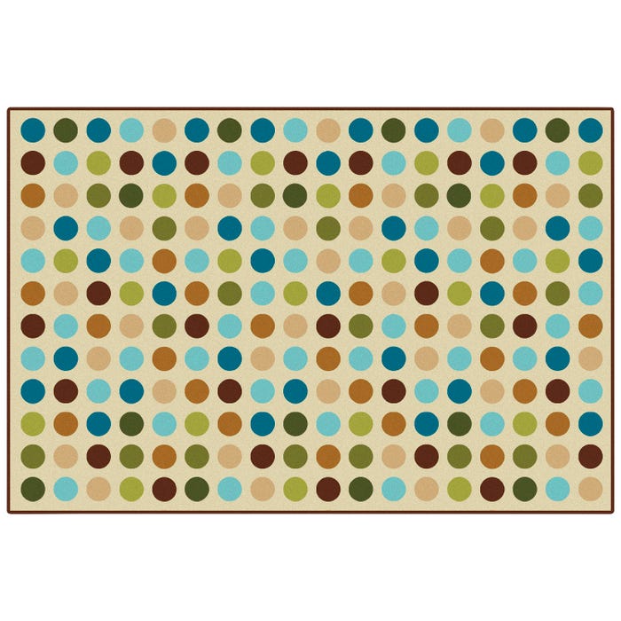 Carpets for Kids KIDSValue Plus Microdots Polka Dots, Rectangle