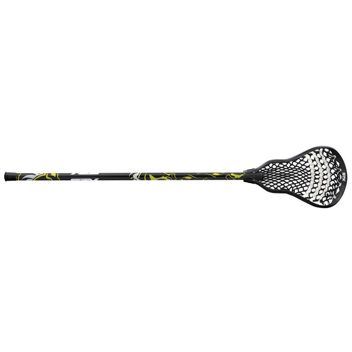 STX LaCrosse Stick, Stallion Men's, Black Head with Black Strings