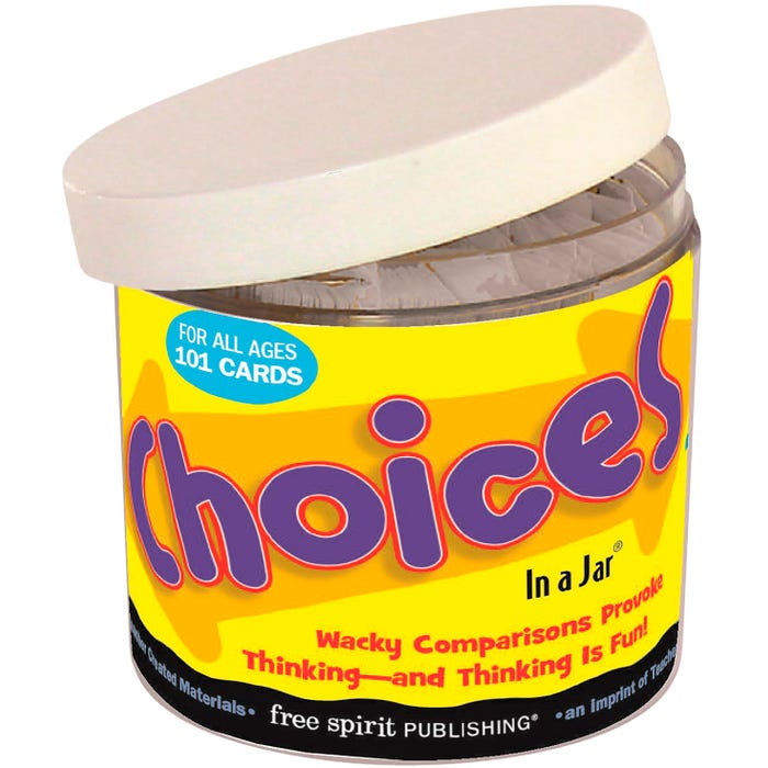 Free Spirit Publishing Choices In a Jar, All Ages