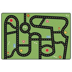 Carpets for Kids Premium Drive and Play Accent Carpet, Rectangle 4002393