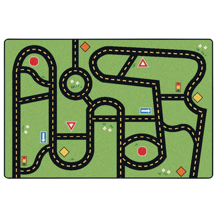 Carpets for Kids Premium Drive and Play Accent Carpet, Rectangle