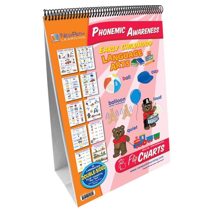 NewPath Learning Curriculum Mastery Phonemic Awareness Flip Chart Set