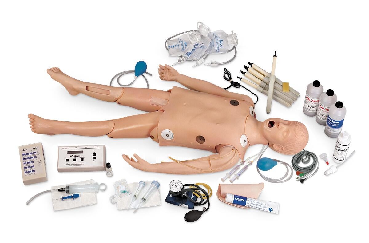 Life/form Deluxe Child CRiSis Manikin with Advanced Airway Management