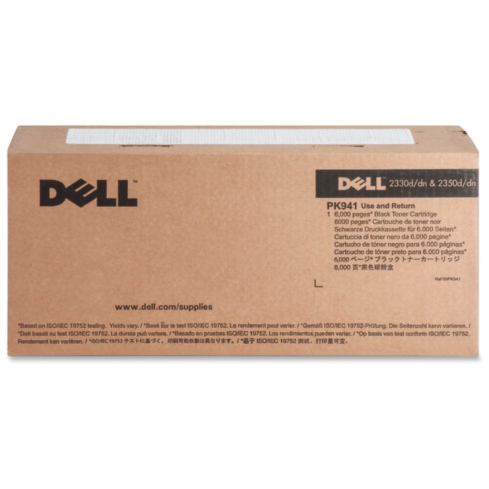 Dell Ink Toner Cartridge, PK941, Black