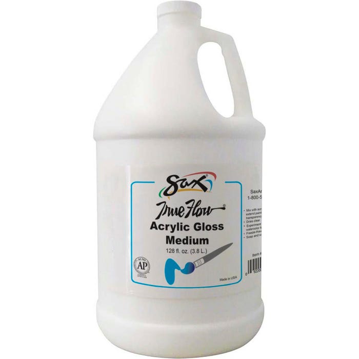 Sax Acrylic Gloss Medium Preparation and Protection, 1 Gallon