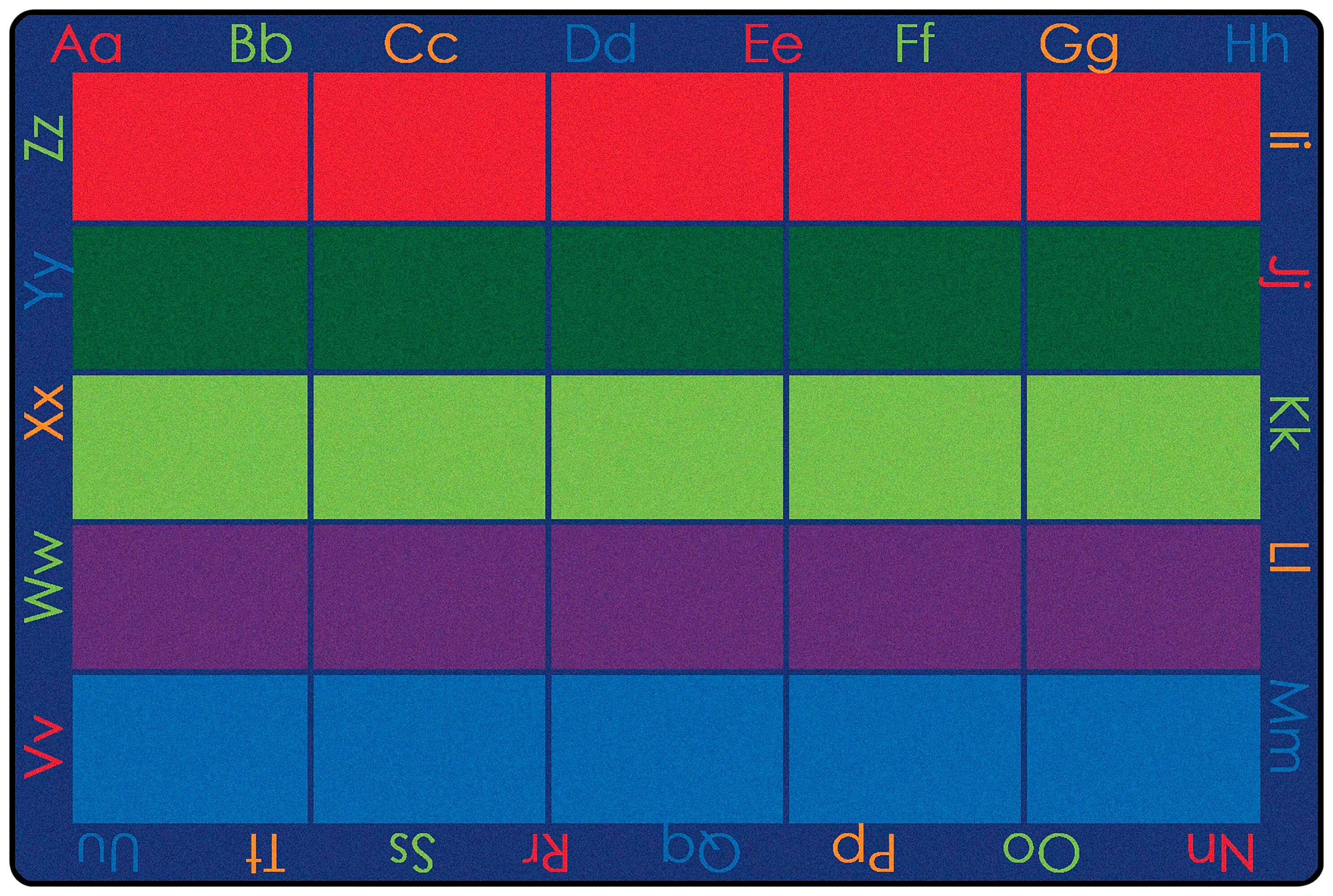 Carpets for Kids Premium Colorful Places Seating Carpet, Rectangle 4002214