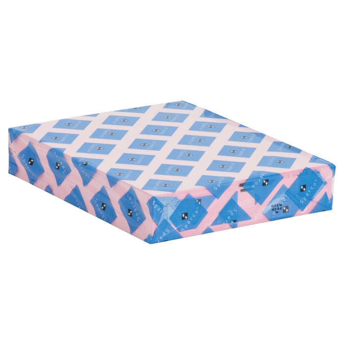 Sparco Multipurpose Paper, 8-1/2 x 11 Inches, 20 lb, Pink, 500 Sheets
