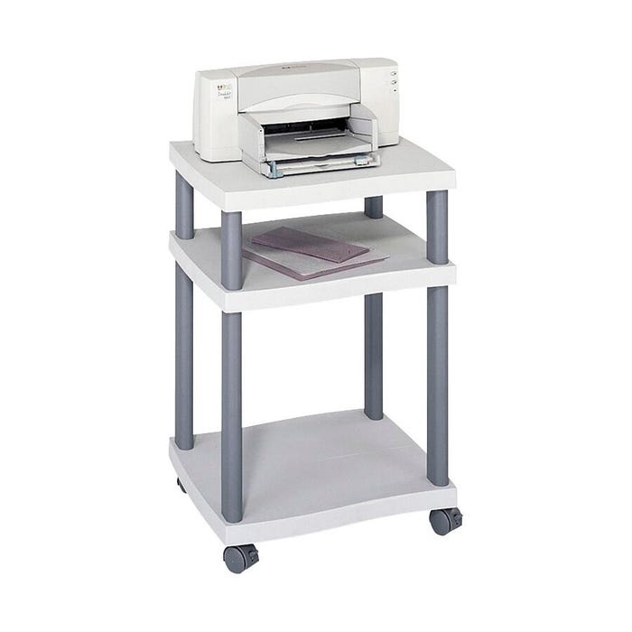 Safco Printer/Fax Stand, Gray, 50 lbs