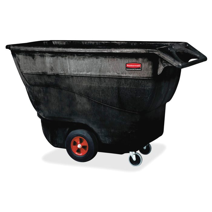 Rubbermaid Commercial Structual Foam Tilt Truck, 1250 Pounds Capacity, 33 x 72 x 43 Inches, Black