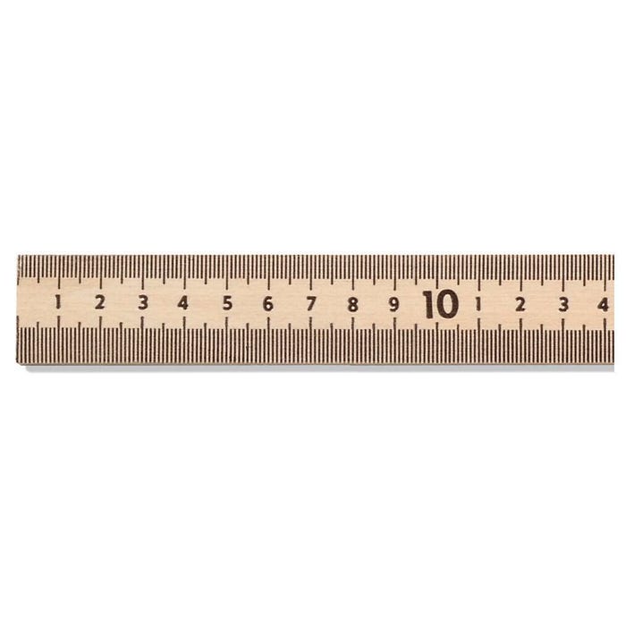 School Smart Meter Stick, Hardwood with Plain Ends