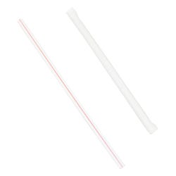 Sip N'Joy Plastic Staws, 5.75 inches, Individually Wrapped, Pack of 500, Item Number 2003399