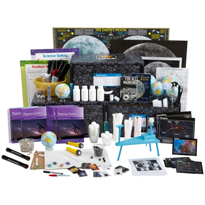 FOSS Next Generation Middle School Planetary Science Complete Kit, Print and Digital Edition, with 160 Seats Digital Access