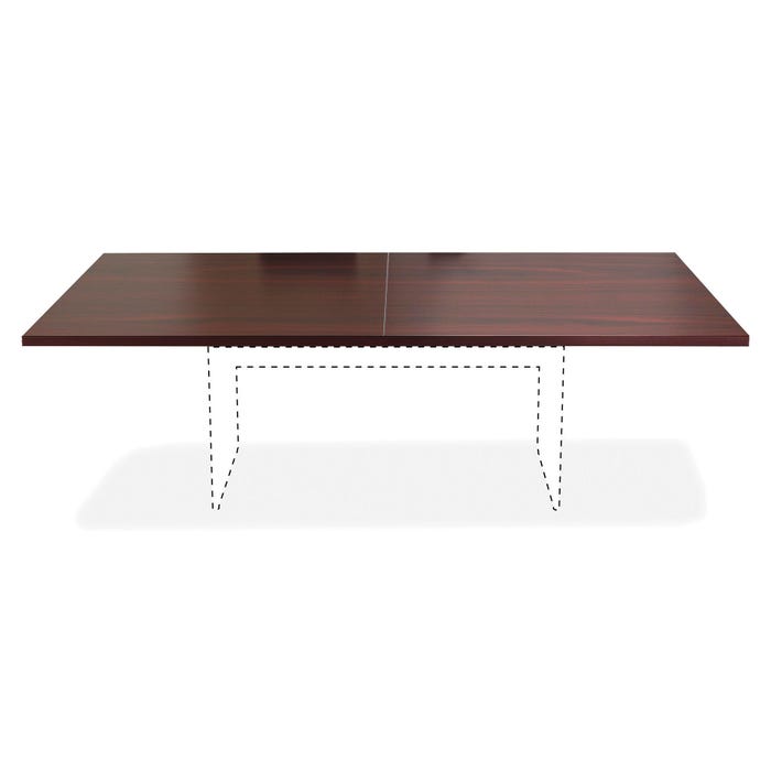 Lorell Chateau Series Mahogany 8 ft Rectangular Tabletop, 94-1/2 x 47-5/16 x 1-7/16, MY