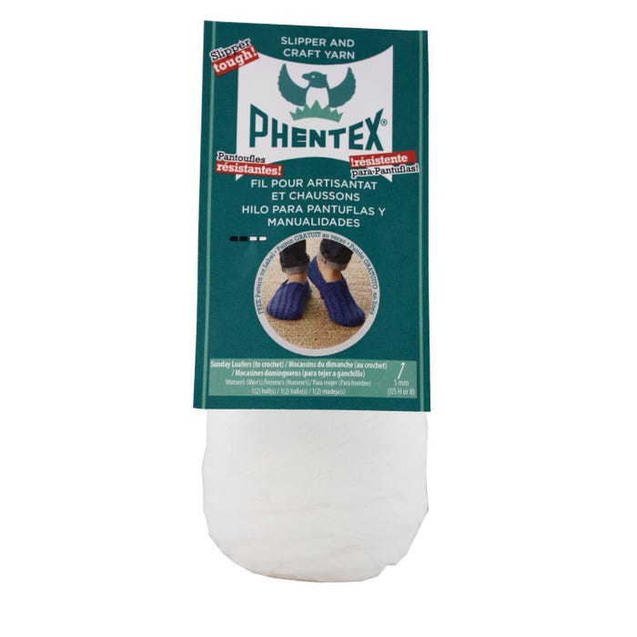 Phentex Olefin Washable Craft Yarn, 3 Ounces, 167 Yards, White