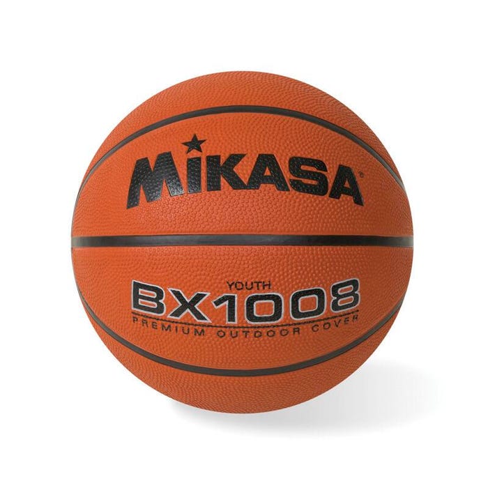 Mikasa BX1000 Junior Rubber Basketball, 27-1/2 Inches