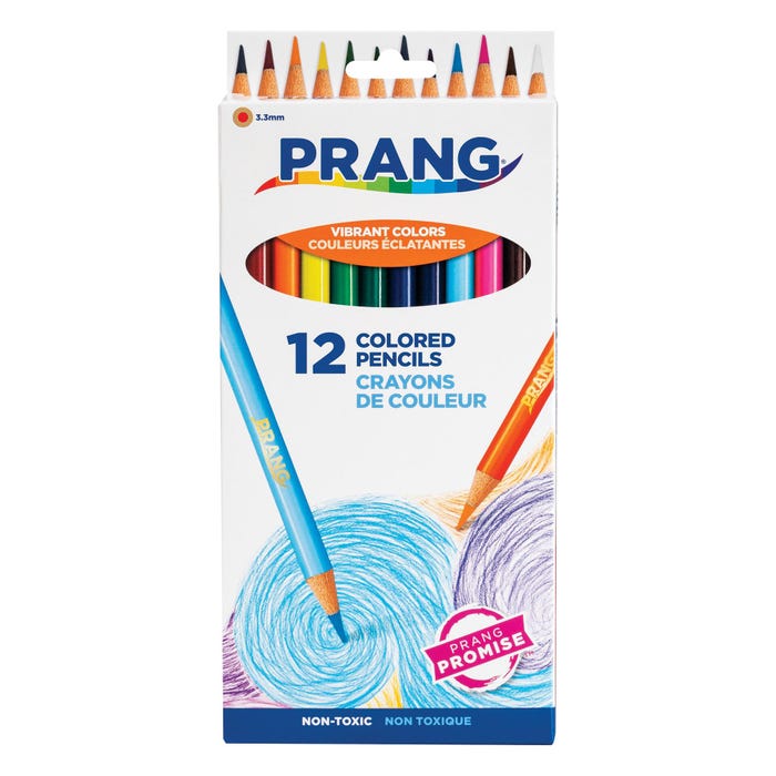 Prang Colored Pencils, Assorted Colors, Set of 12