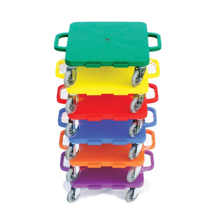 Pull-Buoy In-Line Wheel Turbo Scooters, 16 Inches, Set of 6