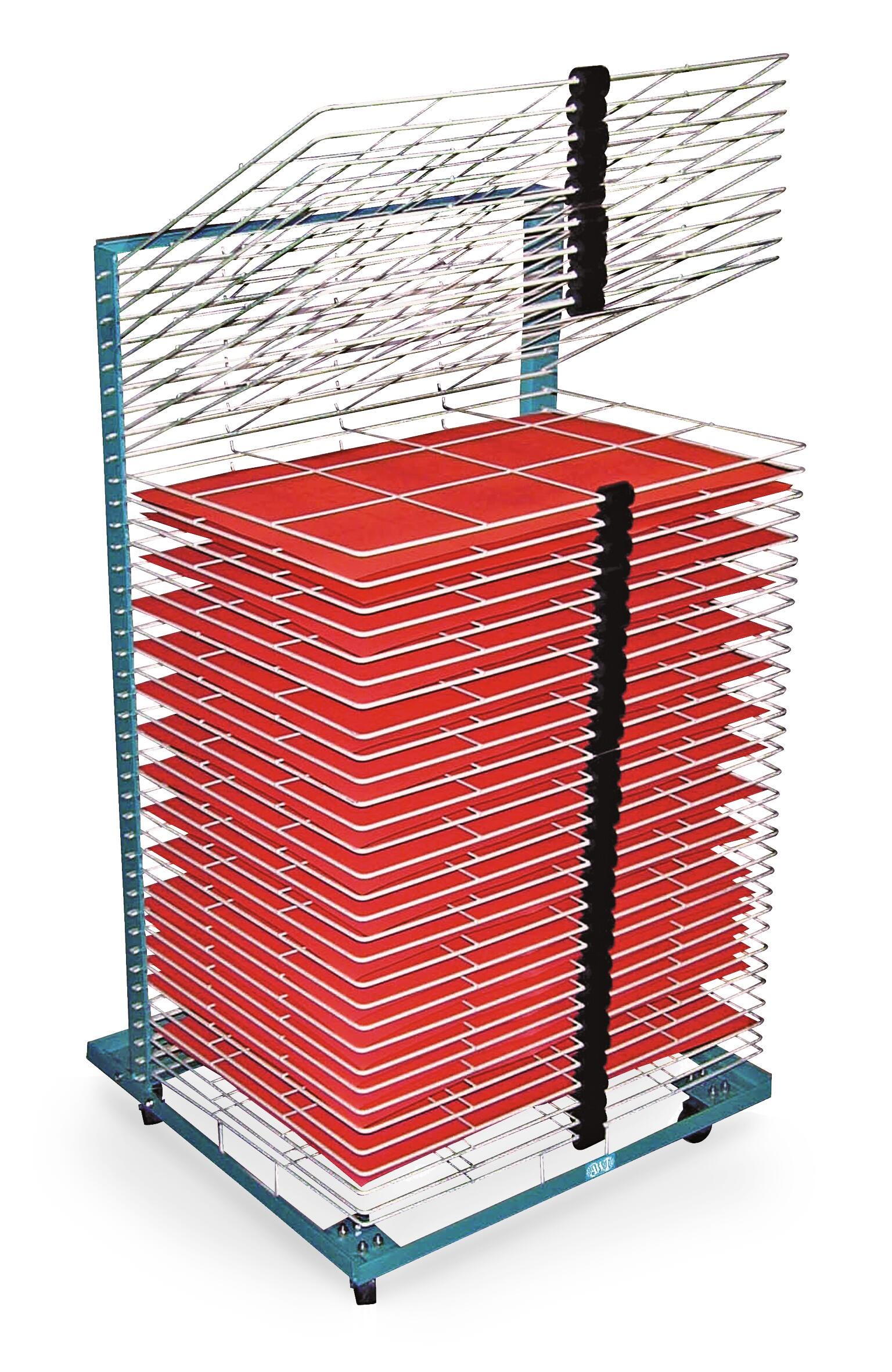 A.W.T. Port-O-Rack Drying Rack - 40 Shelves - Shelves Measure 20 in. x 26 in.