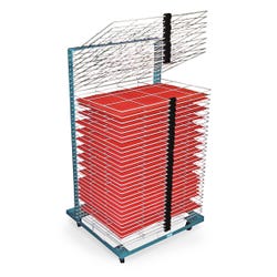 A.W.T. Port-O-Rack Drying Rack, 40 Shelves, Shelves Measure 20 x 26 Inches