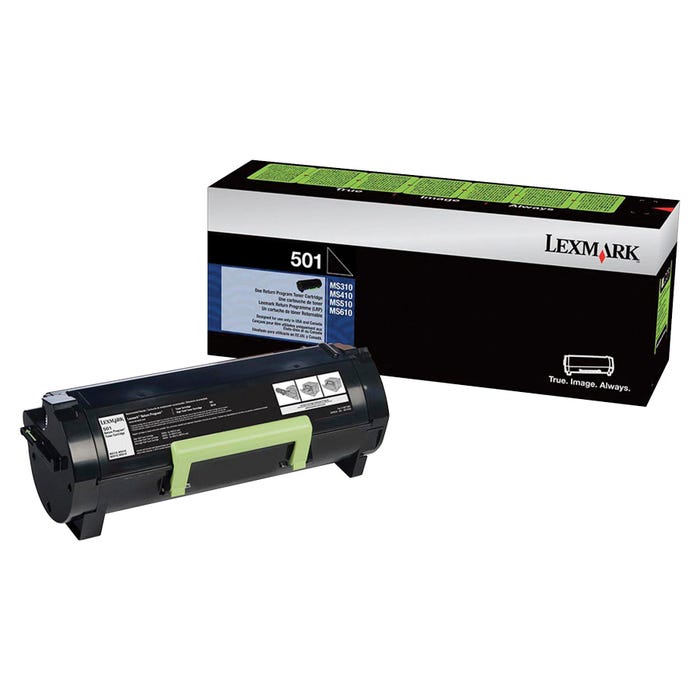 Lexmark Ink Toner Cartridge, 50F1000, Black