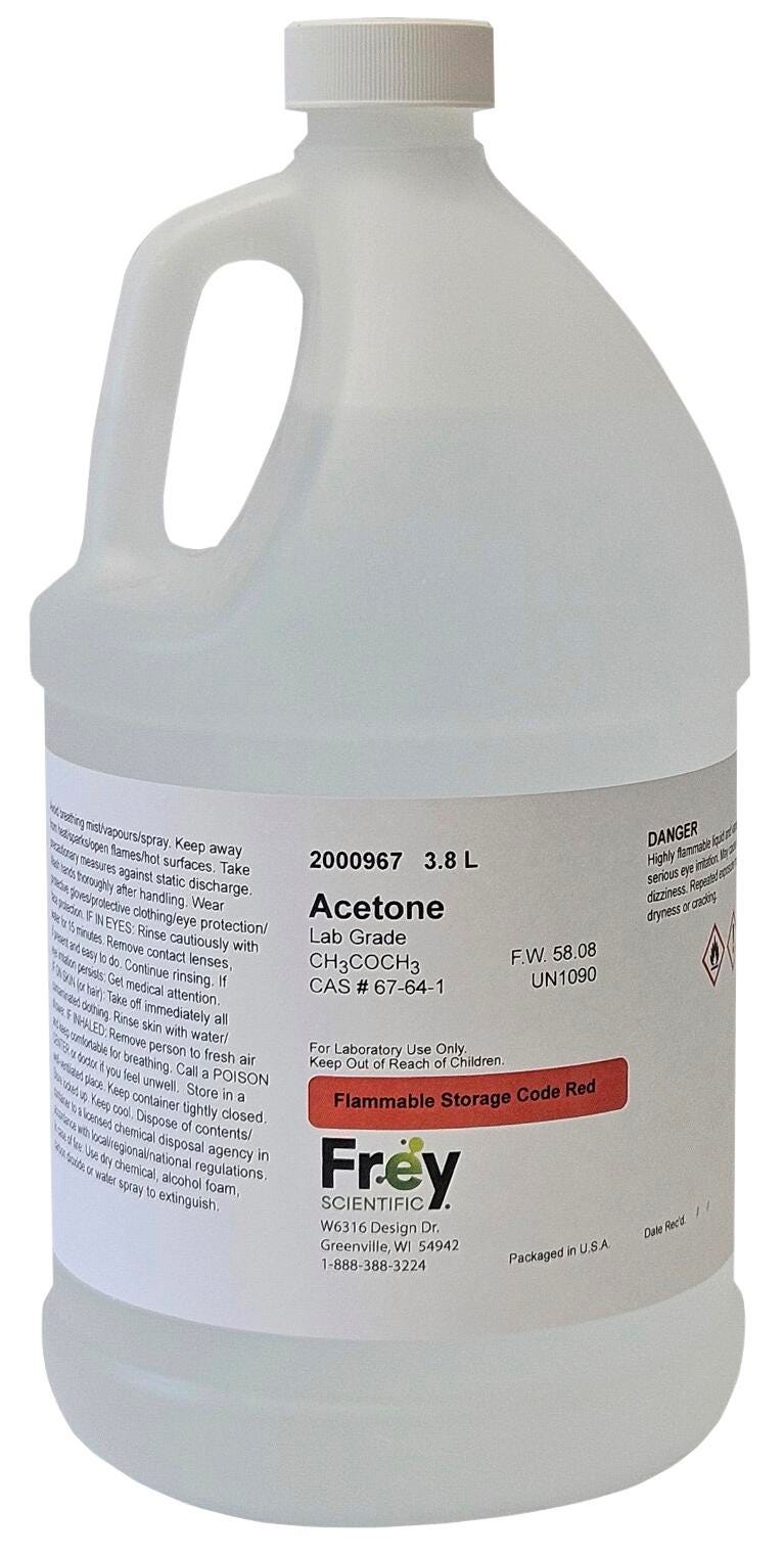 Frey Scientific Acetone, 4L 2000967