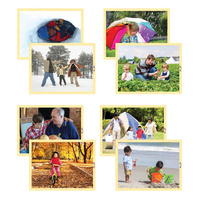 Mojo Education Change of Seasons Children's Puzzle Set, 8 Puzzles