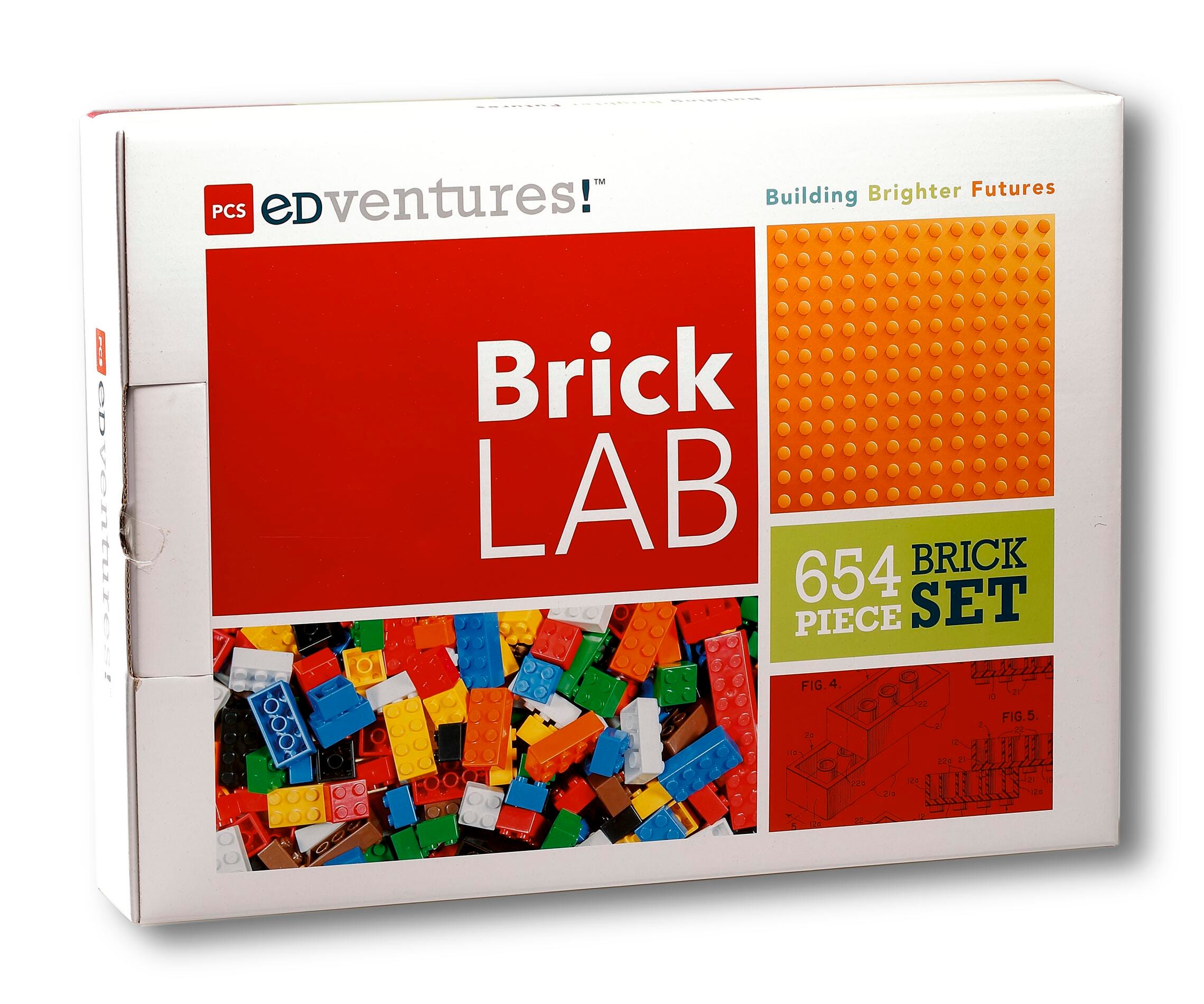 Image for PCS Edventures BrickLAB BrickPACK, Classic Colors, Set of 654 from School Specialty