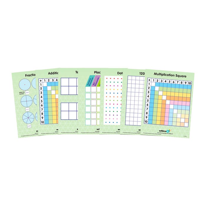 Achieve It! Math Graphic Organizer Set