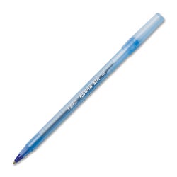 BIC Round Stic Xtra Life Ballpoint Pen, Medium Point, Blue, Pack of 12 027469