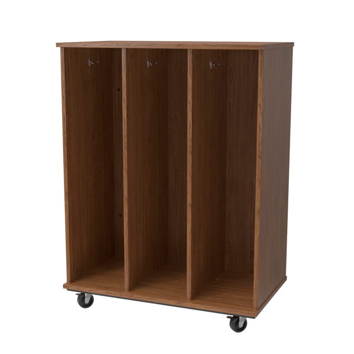 Classroom Select Expanse Series Mobile Locker Cubbies, 2 Hooks Per Cubby