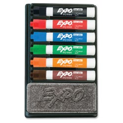 EXPO Dry Erase Low Odor Organizer Kit, Chisel Tip, Assorted Colors, Set of 6 038357