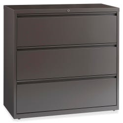 Lorell Fortress Series Medium Tone Lateral Files, 3-Drawer, 42 x 18-5/8 x 40-1/4 Inches