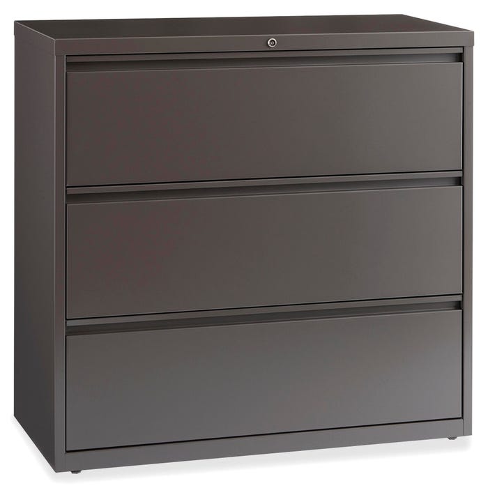 Lorell Fortress Series Medium Tone Lateral Files, 3-Drawer, 42 x 18-5/8 x 40-1/4 Inches