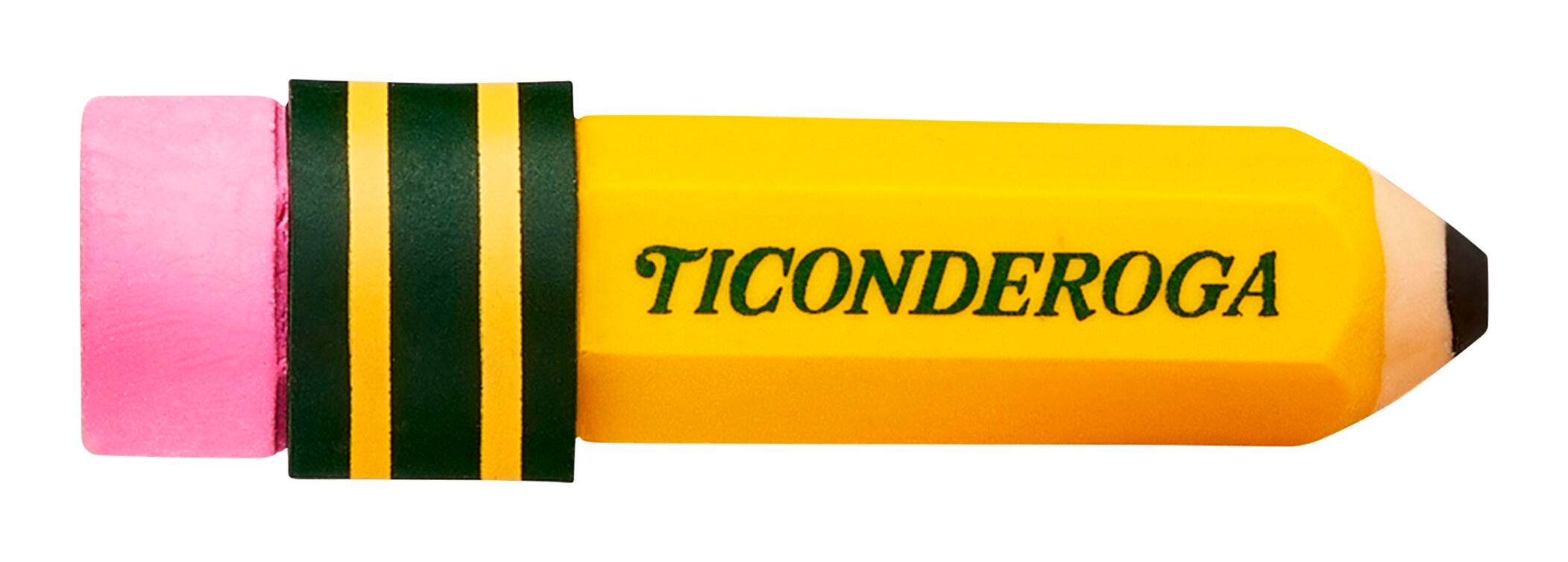 Ticonderoga Pencil Shaped Erasers, Pack of 36 1494024
