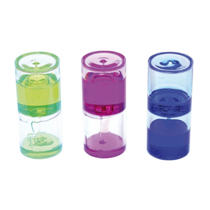 TickiT Sensory Ooze Tubes, Assorted Colors, Set of 3