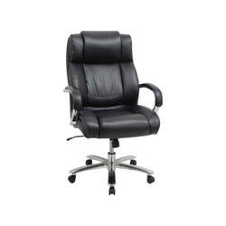 Image for Classroom Select Big and Tall Leather Chair, 30-1/4 x 23 x 45-3/4 inches, Black from School Specialty
