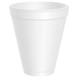 Dart Insulated Foam Cups -- Cups, Hot/Cold, Foam, 12 oz, 1000/CT, White, Item Number 2007486