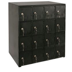 Image for United Visual Products 16 B Size Door Key Lock Cell Phone Locker, No Base from School Specialty