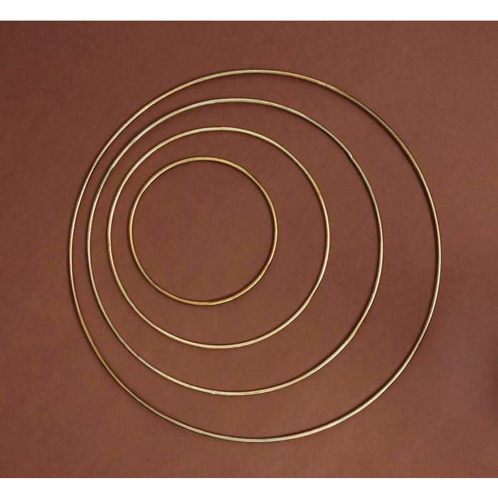 Pepperell Braiding Brass Ring, 6 in Dia