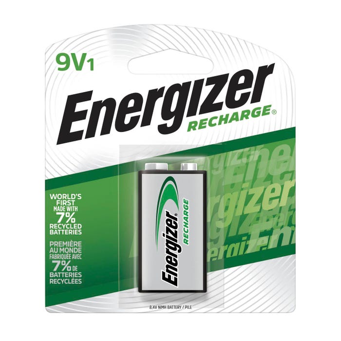 Energizer Recharge Power Plus Rechargeable Battery, 9 Volt