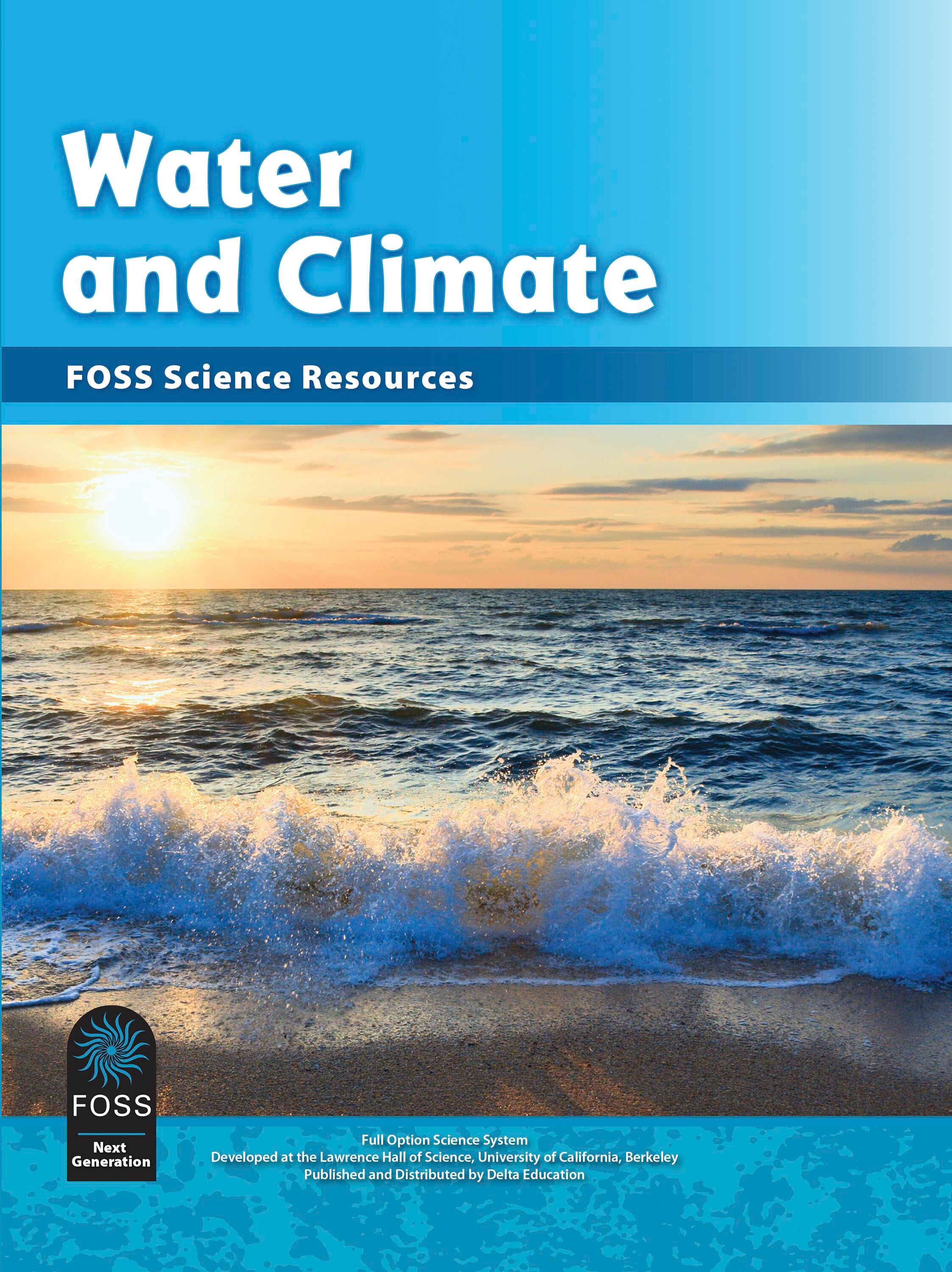 FOSS Next Generation Water and Climate Science Resources Student Book, Spanish Edition, Item Number 1508692