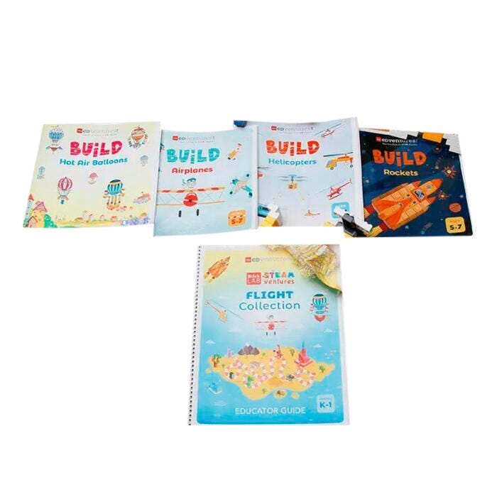 PCS Edventures BrickLAB STEAMventures 10-Student Flight Collection Bundle, Grades K to 1