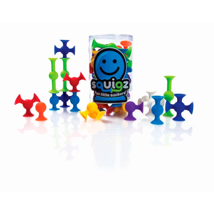 Fat Brain Toys Squigz Starter Set, 24 Pieces