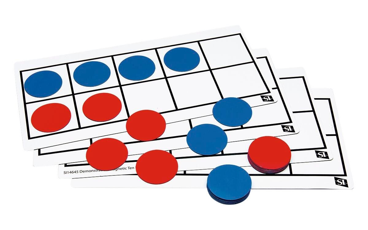 Image for Giant Magnetic Ten Frame Set from School Specialty