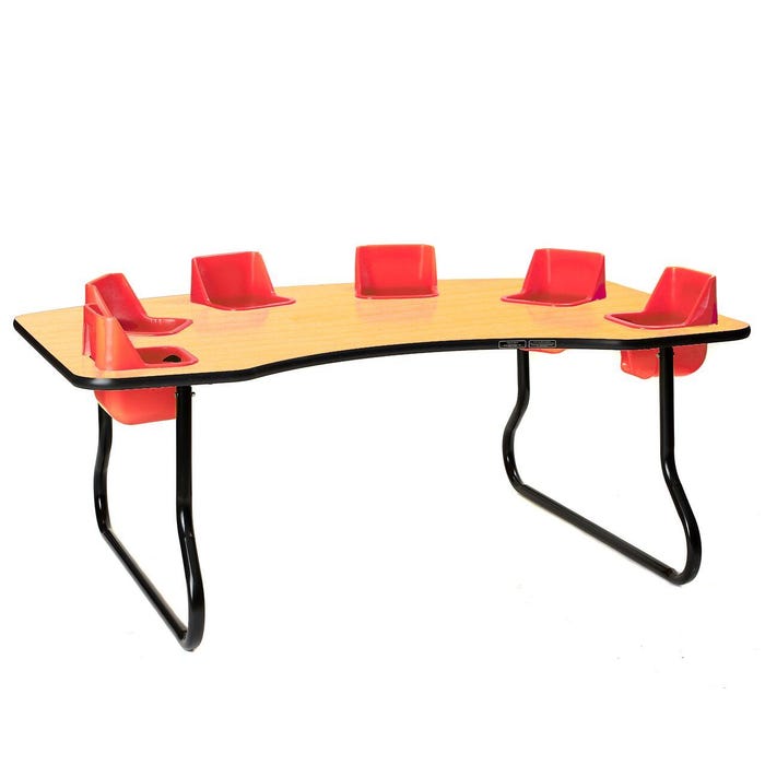 Toddler Tables 6 Seat Toddler Table, 72 x 48 Inches